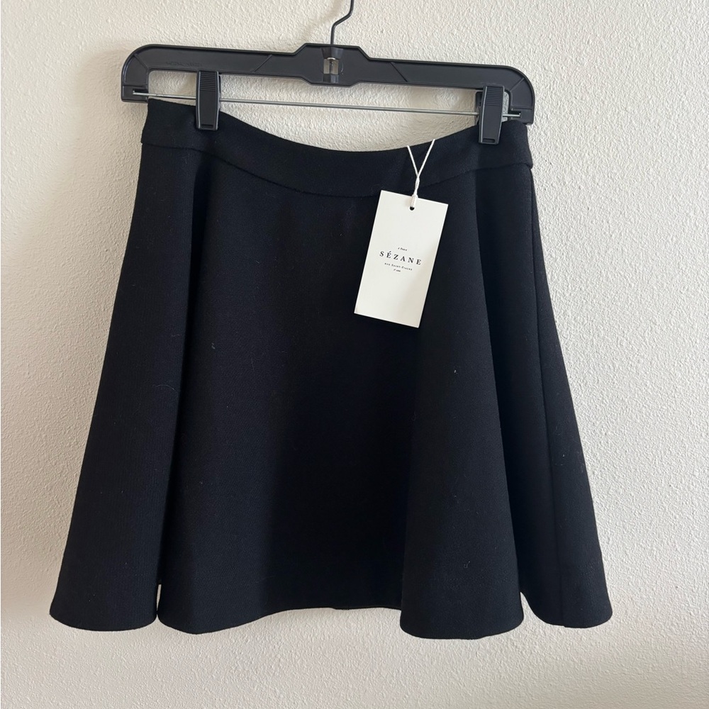 Sezane Armelie Skirt Black - Size 4 - Picture 5 of 5